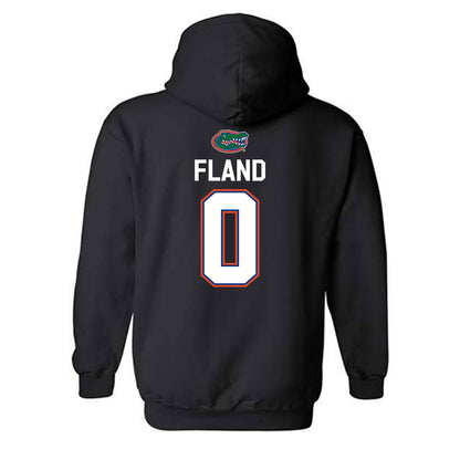 Florida - NCAA Men's Basketball : Johnuel Fland - Sports Shersey Hooded Sweatshirt-1
