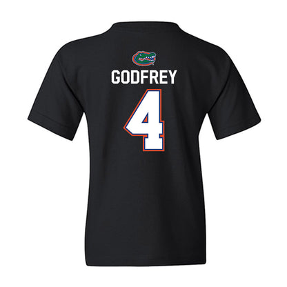 Florida - NCAA Women's Basketball : Knisha Godfrey - Sports Shersey Youth T-Shirt-1