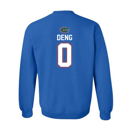 Florida - NCAA Women's Basketball : Sarah Deng - Sports Shersey Crewneck Sweatshirt-1