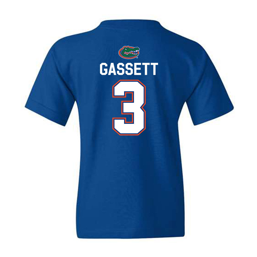 Florida - NCAA Women's Basketball : Alexia Gassett - Sports Shersey Youth T-Shirt