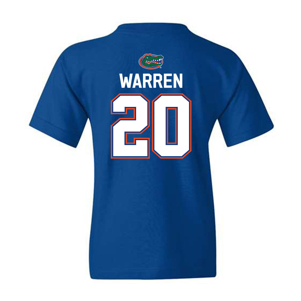 Florida - NCAA Women's Basketball : Jeriah Warren - Sports Shersey Youth T-Shirt