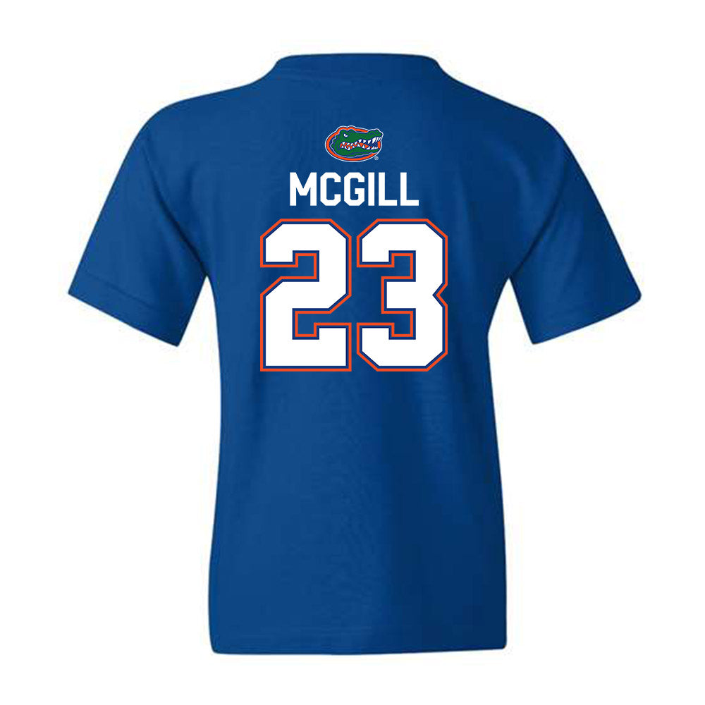 Florida - NCAA Women's Basketball : Alivia McGill - Sports Shersey Youth T-Shirt