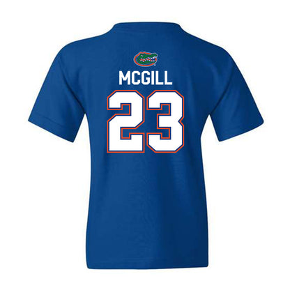 Florida - NCAA Women's Basketball : Alivia McGill - Sports Shersey Youth T-Shirt