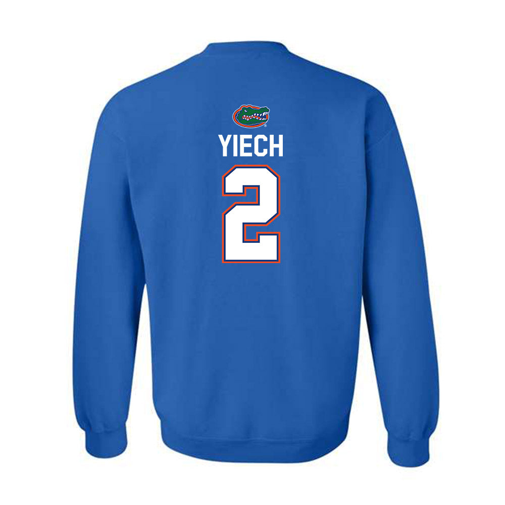 Florida - NCAA Women's Basketball : Nyadieng Yiech - Sports Shersey Crewneck Sweatshirt-1
