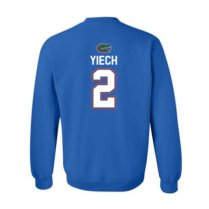 Florida - NCAA Women's Basketball : Nyadieng Yiech - Sports Shersey Crewneck Sweatshirt-1