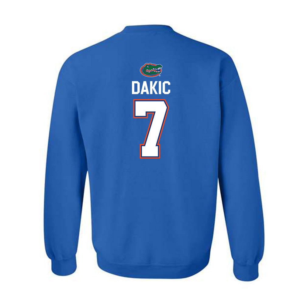 Florida - NCAA Women's Basketball : Emilija Dakic - Sports Shersey Crewneck Sweatshirt-1