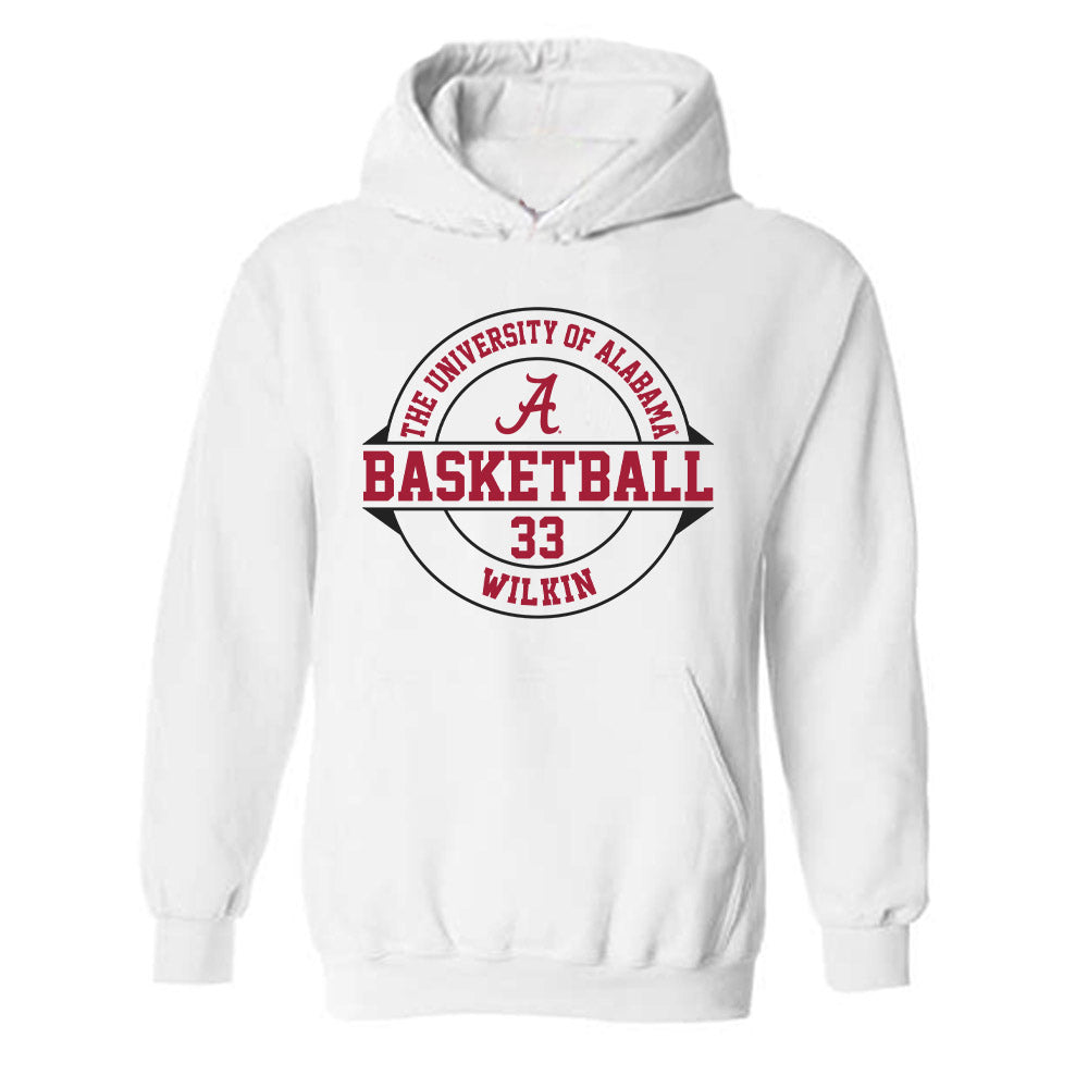 Alabama - NCAA Men's Basketball : Jonas Wilkin - Classic Fashion Shersey Hooded Sweatshirt-0