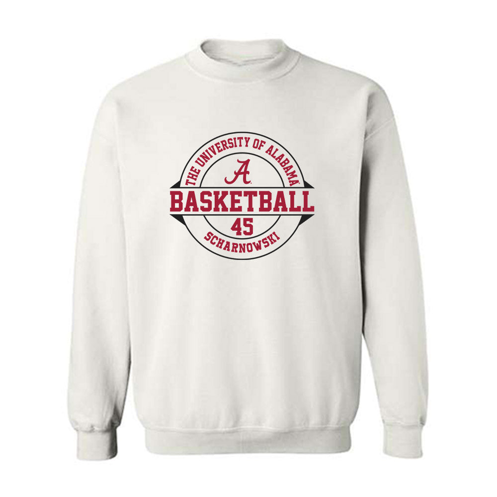 Alabama - NCAA Men's Basketball : Max Scharnowski - Classic Fashion Shersey Crewneck Sweatshirt-0