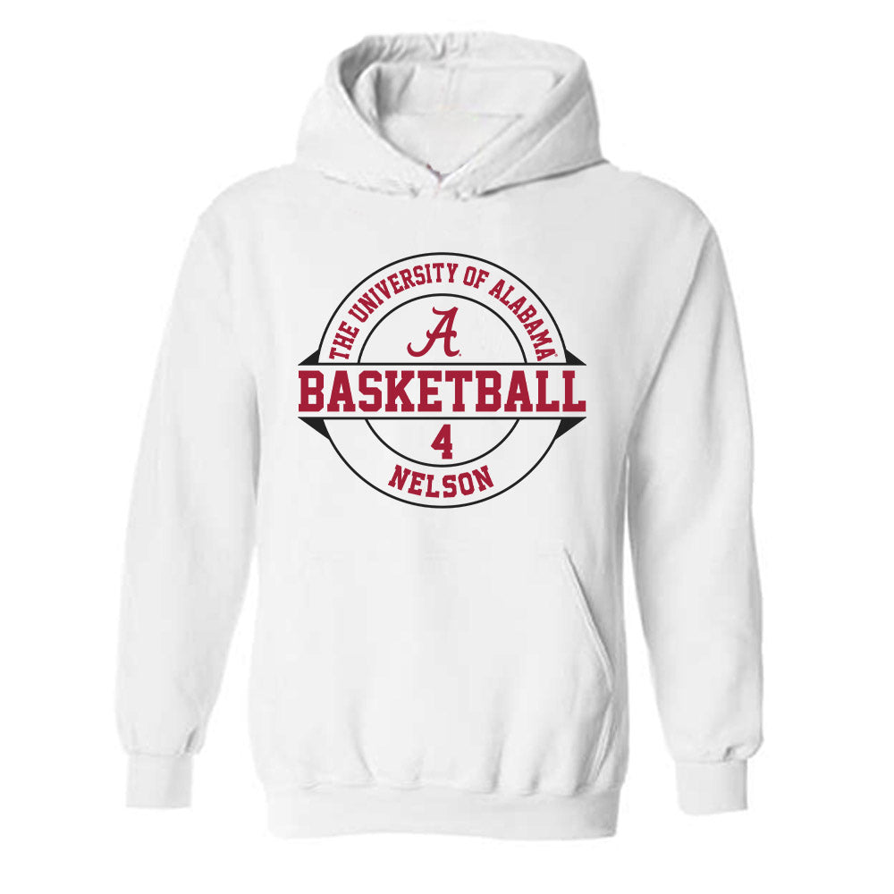 Alabama - NCAA Men's Basketball : Grant Nelson - Classic Fashion Shersey Hooded Sweatshirt-0