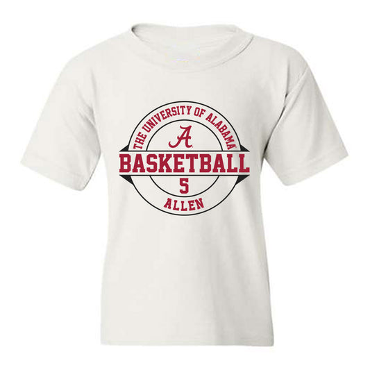 Alabama - NCAA Men's Basketball : Amari Allen - Classic Fashion Shersey Youth T-Shirt-0