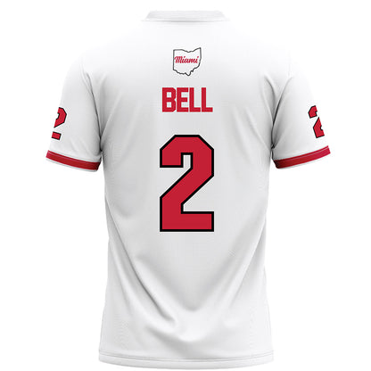 Miami of Ohio - NCAA Football : Devin Bell - White Football Jersey-1