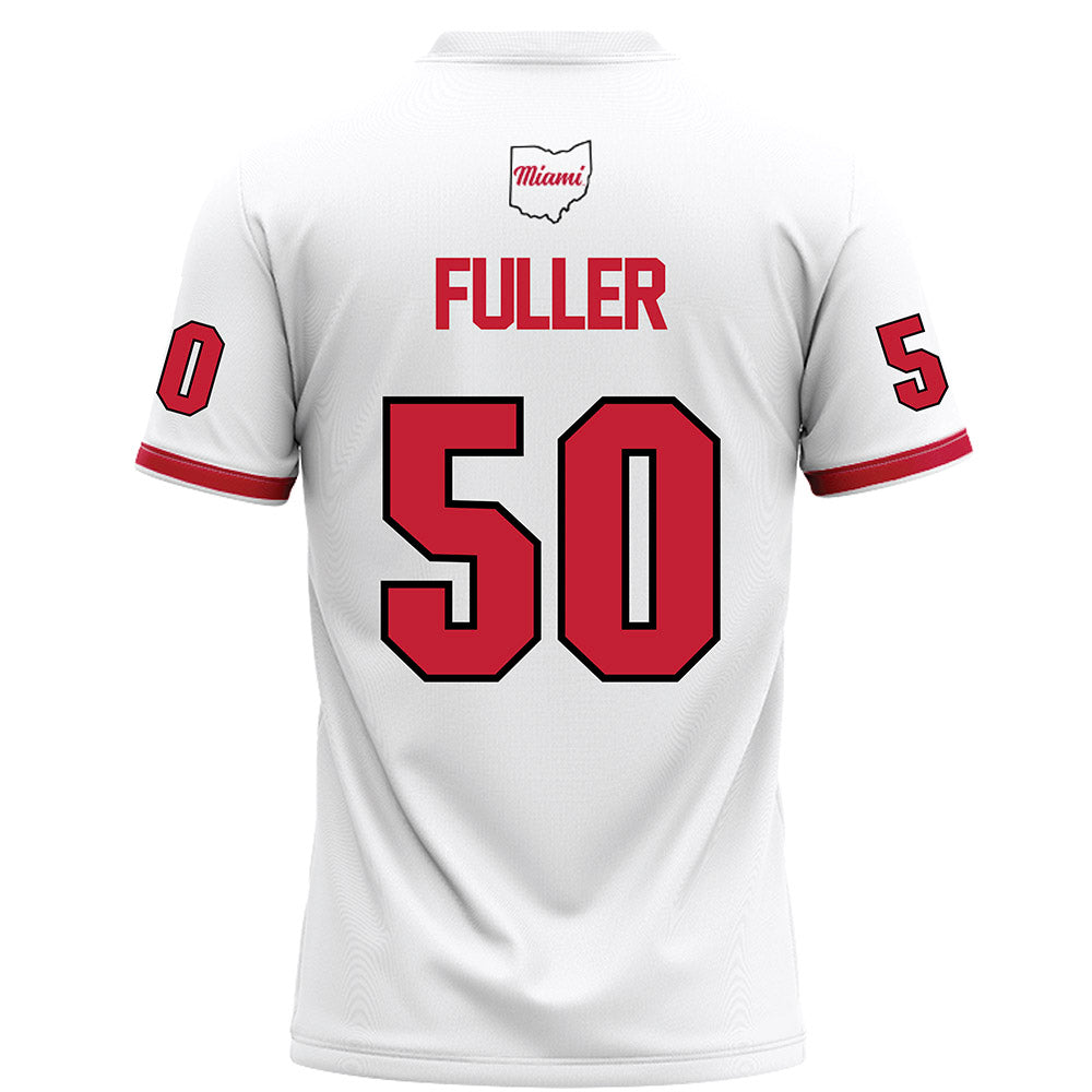 Miami of Ohio - NCAA Football : Jayden Fuller - White Football Jersey-1