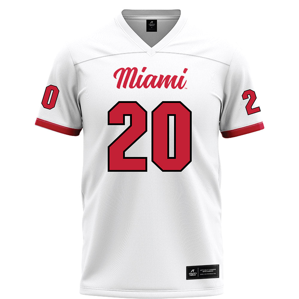 Miami of Ohio - NCAA Football : Adam Trick - White Football Jersey