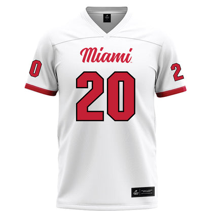 Miami of Ohio - NCAA Football : Adam Trick - White Football Jersey