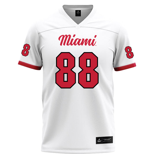 Miami of Ohio - NCAA Football : Brody Kosin - White Football Jersey-0