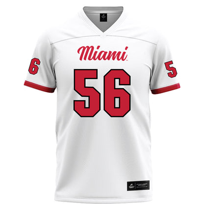 Miami of Ohio - NCAA Football : Mitchell Butler - White Football Jersey-0