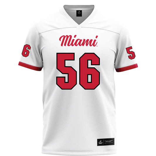 Miami of Ohio - NCAA Football : Mitchell Butler - White Football Jersey-0