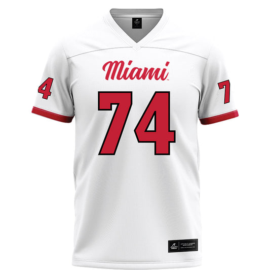 Miami of Ohio - NCAA Football : Greg Smith Jr. - White Football Jersey-0
