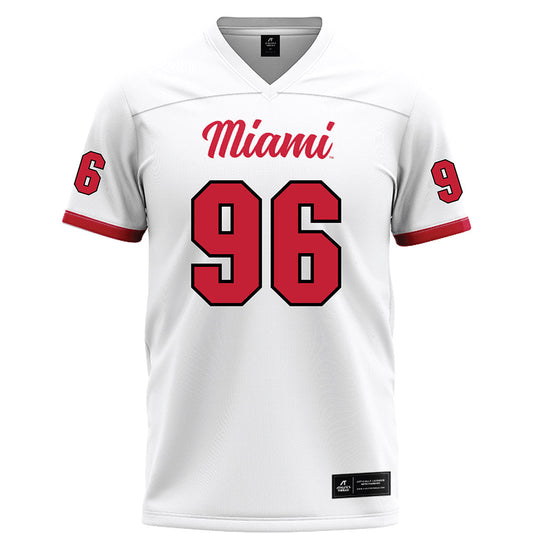 Miami of Ohio - NCAA Football : Carmine Orozco - White Football Jersey-0