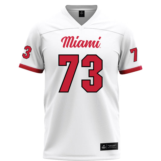 Miami of Ohio - NCAA Football : Brandon Lawhorn Moore - White Football Jersey-0