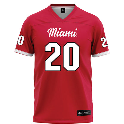 Miami of Ohio - NCAA Football : Adam Trick - Red Football Jersey