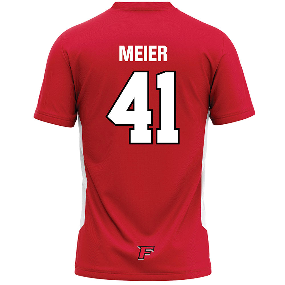 Fairfield - NCAA Men's Lacrosse : Alex Meier - Red Lacrosse Jersey-1