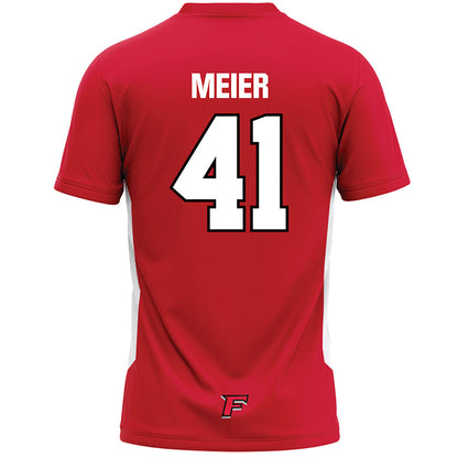 Fairfield - NCAA Men's Lacrosse : Alex Meier - Red Lacrosse Jersey-1