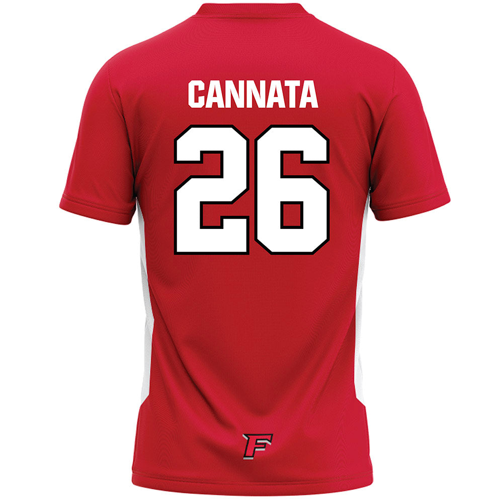 Fairfield - NCAA Men's Lacrosse : Bodie Cannata - Red Lacrosse Jersey