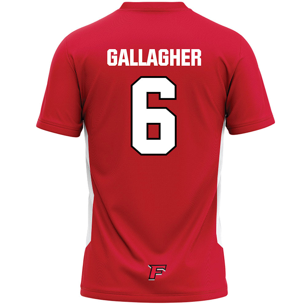 Fairfield - NCAA Men's Lacrosse : Brendan Gallagher - Red Lacrosse Jersey-1