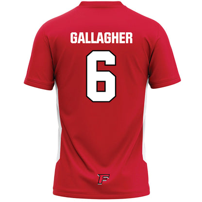 Fairfield - NCAA Men's Lacrosse : Brendan Gallagher - Red Lacrosse Jersey-1