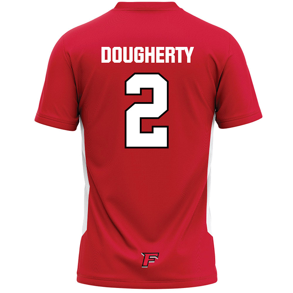 Fairfield - NCAA Men's Lacrosse : Finn Dougherty - Red Lacrosse Jersey