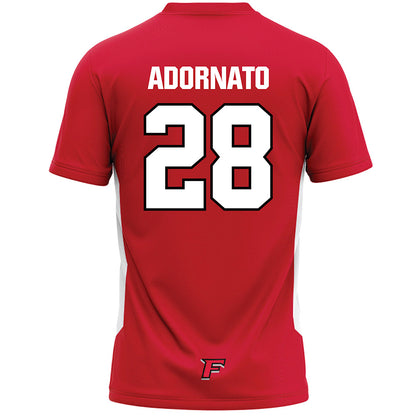 Fairfield - NCAA Men's Lacrosse : Chris Adornato - Red Lacrosse Jersey