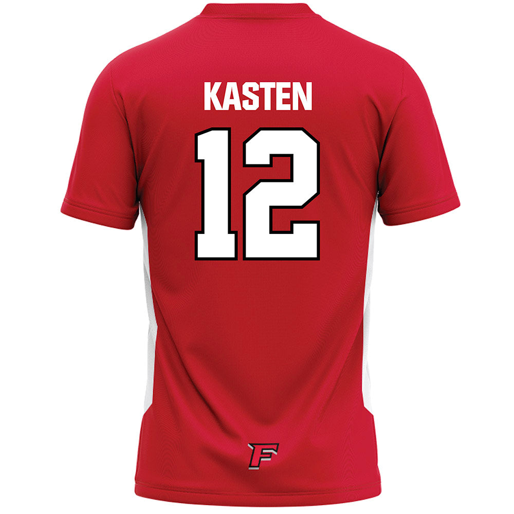 Fairfield - NCAA Men's Lacrosse : Andrew Kasten - Red Lacrosse Jersey