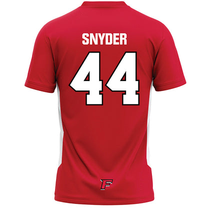 Fairfield - NCAA Men's Lacrosse : Will Snyder - Red Lacrosse Jersey