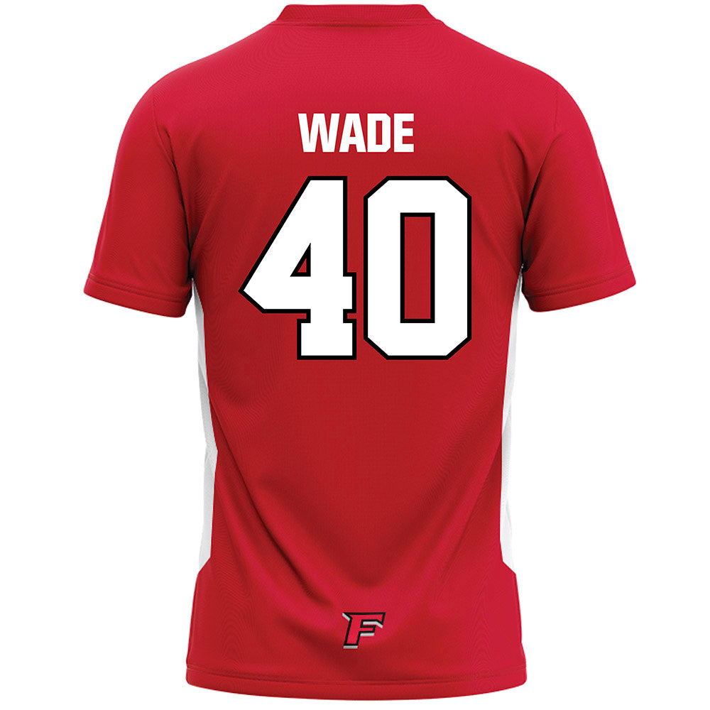 Fairfield - NCAA Men's Lacrosse : Jeremiah Wade - Red Lacrosse Jersey