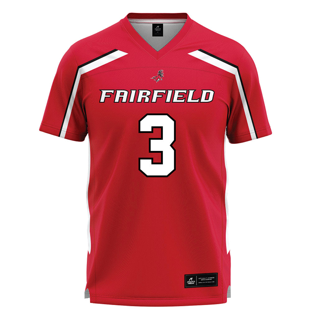 Fairfield - NCAA Men's Lacrosse : Thomas Connolly - Red Lacrosse Jersey-0