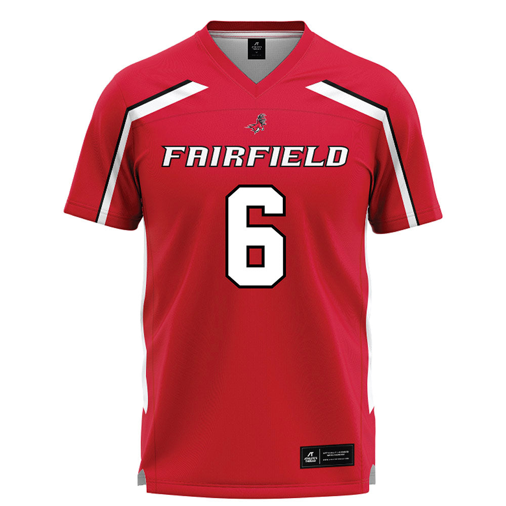 Fairfield - NCAA Men's Lacrosse : Brendan Gallagher - Red Lacrosse Jersey-0