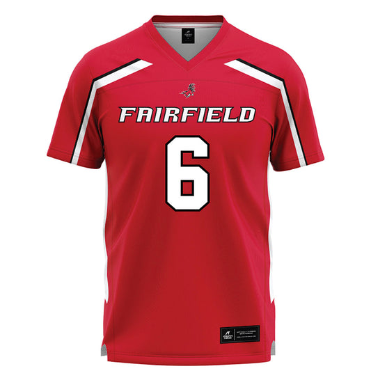 Fairfield - NCAA Men's Lacrosse : Brendan Gallagher - Red Lacrosse Jersey-0