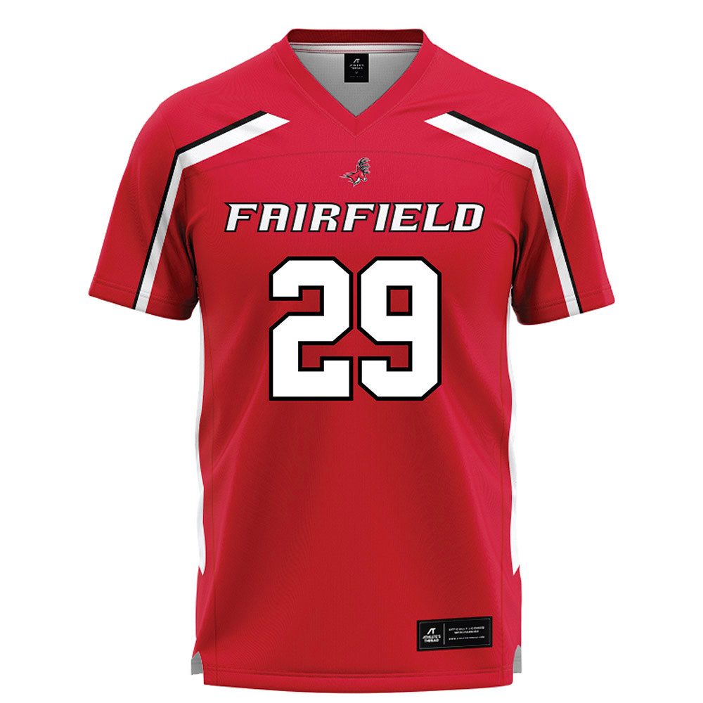 Fairfield - NCAA Men's Lacrosse : Carson Dyl - Lacrosse Jersey Red