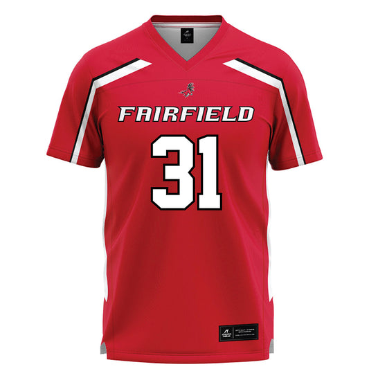 Fairfield - NCAA Men's Lacrosse : Mark Durling - Red Lacrosse Jersey