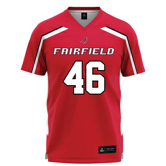 Fairfield - NCAA Men's Lacrosse : Brady Stangle - Red Lacrosse Jersey-0