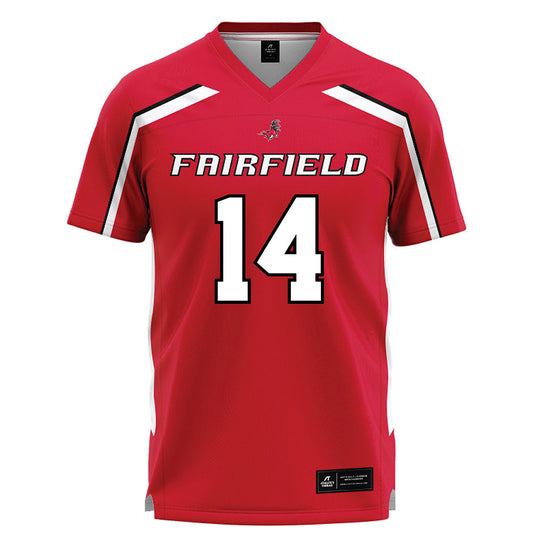 Fairfield - NCAA Men's Lacrosse : Declan Reilly - Red Lacrosse Jersey