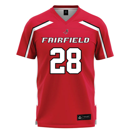 Fairfield - NCAA Men's Lacrosse : Andrew Scully - Red Lacrosse Jersey-0