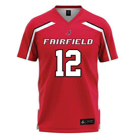 Fairfield - NCAA Men's Lacrosse : Andrew Kasten - Red Lacrosse Jersey