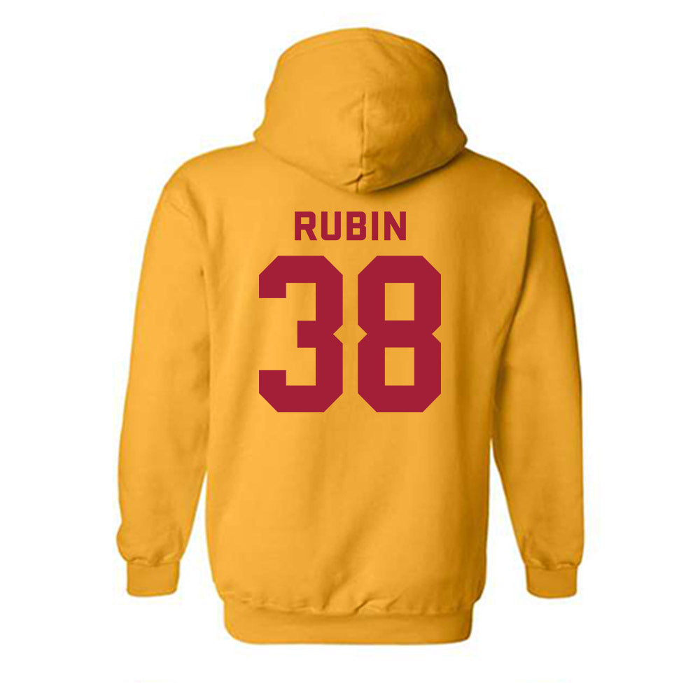 USC - NCAA Football : Isaiah Rubin - Classic Shersey Hooded Sweatshirt-1