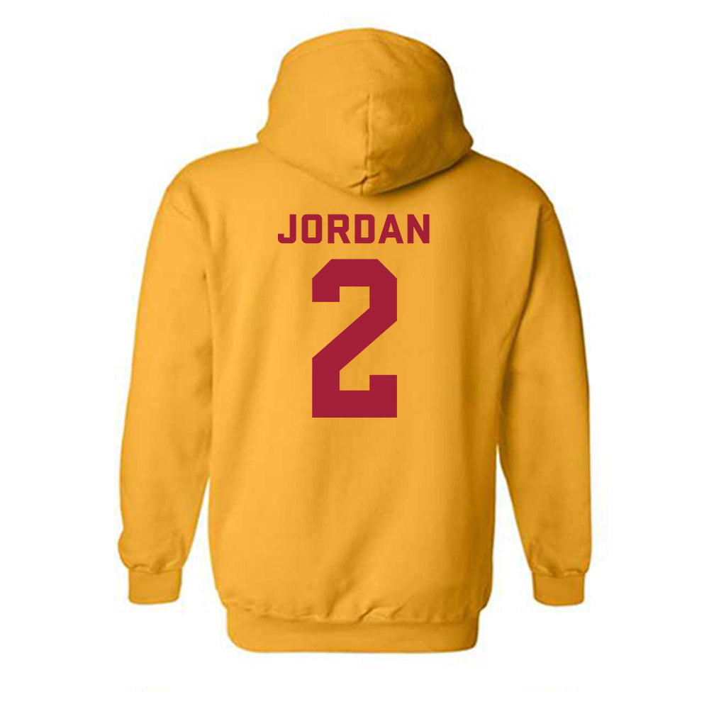 USC - NCAA Football : Waymond Jordan - Classic Shersey Hooded Sweatshirt-1