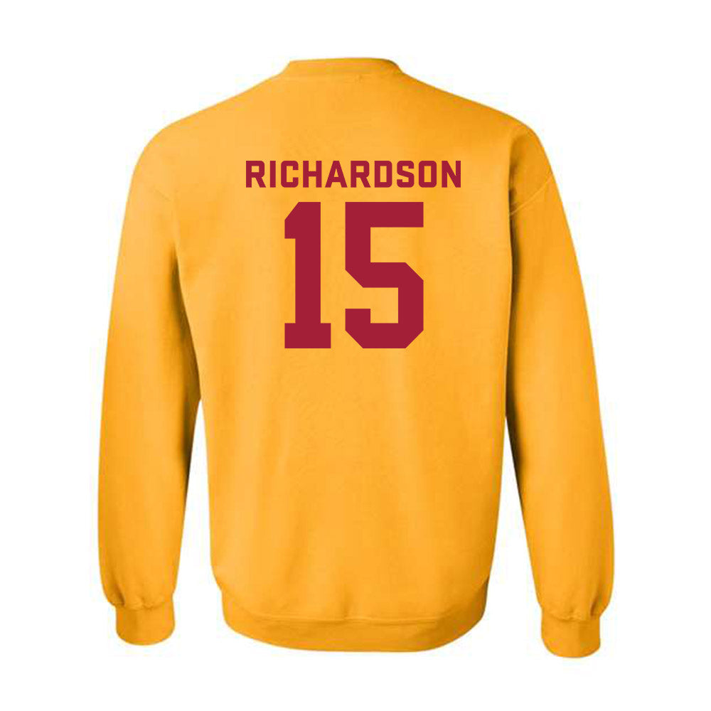 USC - NCAA Football : Jaden Richardson - Classic Shersey Crewneck Sweatshirt-1
