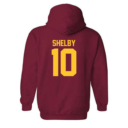 USC - NCAA Football : Braylan Shelby - Classic Shersey Hooded Sweatshirt-1