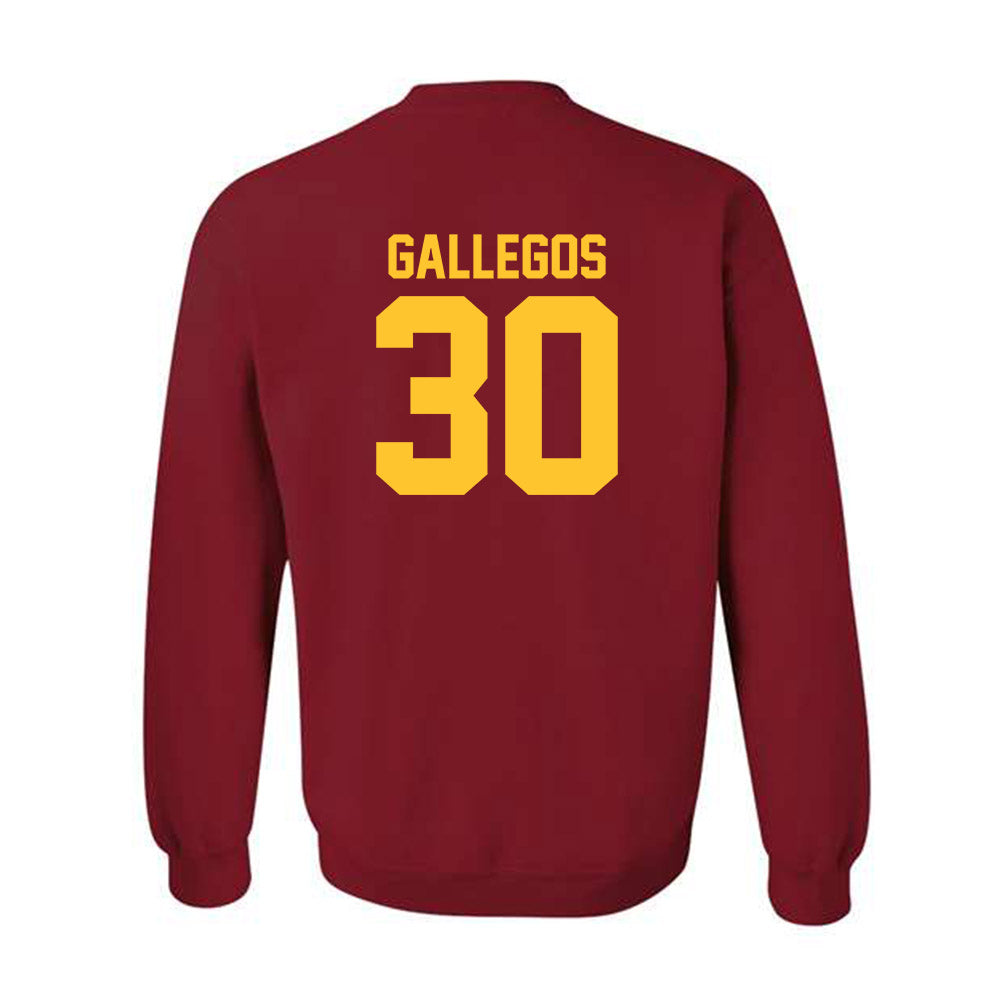 USC - NCAA Football : Marquis Gallegos - Classic Shersey Crewneck Sweatshirt-1