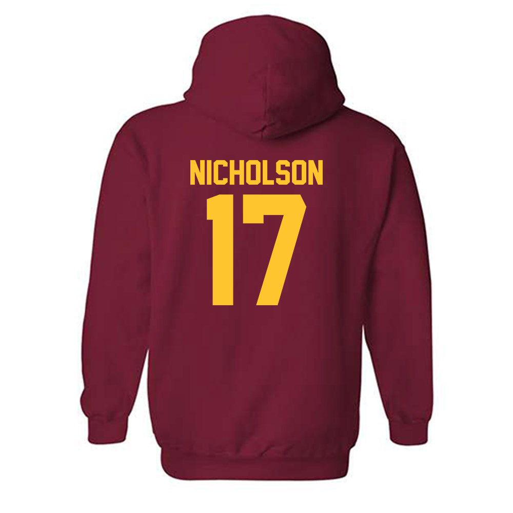 USC - NCAA Football : DeCarlos Nicholson - Classic Shersey Hooded Sweatshirt-1
